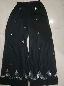 White Embroidered Kurta with plazzo set