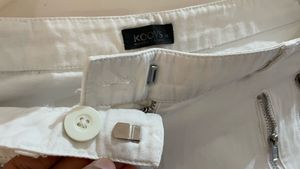 koovs White Fashion Pants