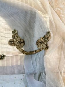 Heavy Wedding Gown With Jardosi And Stone Mix Work