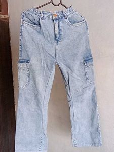 Casual Straight Jeans For Girls