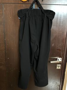 Black Belted Wide Leg Pants