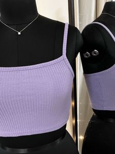 H&amp;M Lavendar Strappy Top