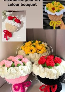 Crochet Flower Bouquet