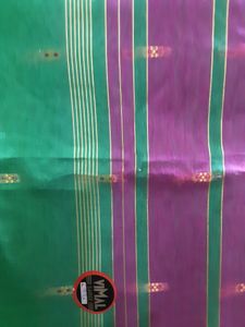Silk Blend Saree - Purple &amp; Green