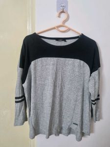 Gym Two-Tone Long Sleeve Top