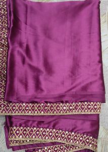 Purple Saree