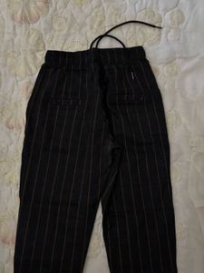 Striped Black Pants