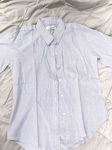 Striped Button-Down Shirt