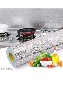 Kitchen Waterproof Self Adhesive Silver Foil
