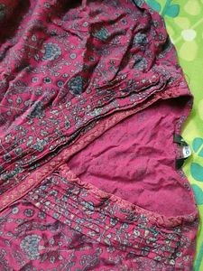 Cross Neck Anarkali Kurta