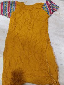 Ethnic Yellow Kurta