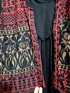 Black Kurta With Jacket