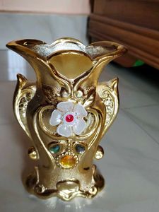Beautiful 😍 Golden Colour Flower Vase 😍