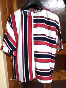 Branded New Striped short-sleeve Top