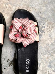 Cute Floral Slides