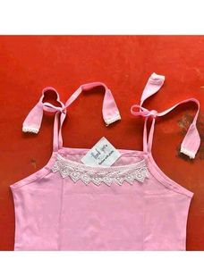 Pink Sleeveless Kurta