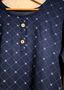 Simple Side Cut Straight Kurtha