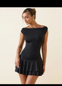 Black Off-Shoulder Dress