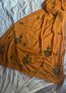 y2k Bollywood beaded saree