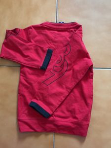 Boys Red Full Sleeves Tshirt