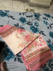 Floral Print dupatta set