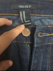 Forever 21 Navy Blue Denim