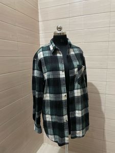 OVERSIZED Pintresty Plaid check flannel shirt