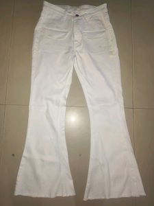 White Flared Jeans