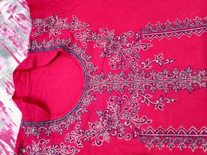 Kashmiri Garam Suite With Pant And Shawl