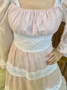 Imported  Coquette Pink Dress