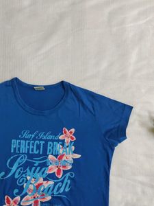 Blue Graphic Tee