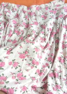 Floral Print Mini Skirt