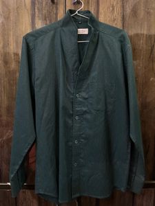 Green Corduroy Shirt