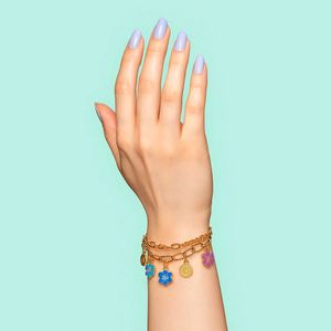 Gold Chain Charm Bracelet