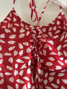 Beautiful Red And White Polka Dots One Peice