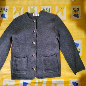 Elegant Grey Cardigan