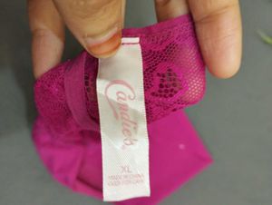 Pink Lace Trim Underwear✨