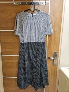 AND Striped Midi Dress