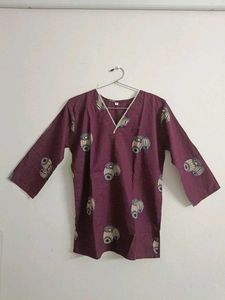 Printed Tunic Short Kurti