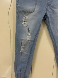 Funky Blue boyfriend jeans