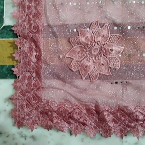Women&#39;s Pink Chiffon Saree
