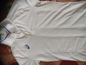 Asics White Polo Shirt