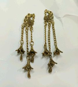 Peacock Dangle Earrings