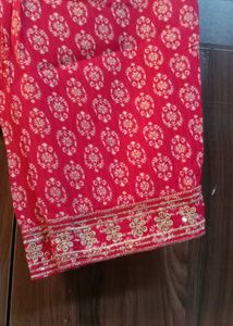 Dark Pink Kurta Set..!! In Medium Size...!!