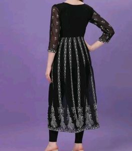 Elegant Black Ethnic Gown