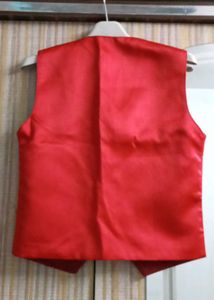 Red Formal Vest