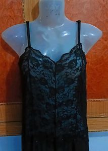 Black Lace Nightgown