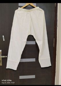 Off white kurta pant dupatta set