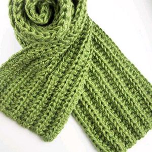 Crochet Green Hiroshi&#39;s Scarf