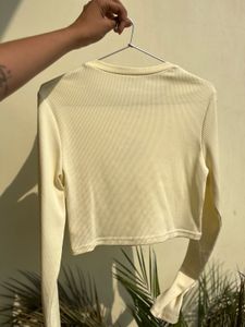 Crop Fitted Full Sleave Top